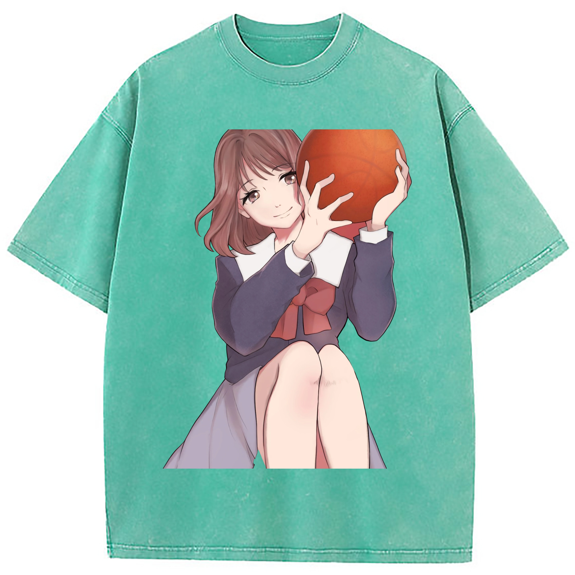 （画像用） SLAM DUNK／スラムダンク 綿100% ヴィンテージ風 半袖Tシャツ（フロントプリント）